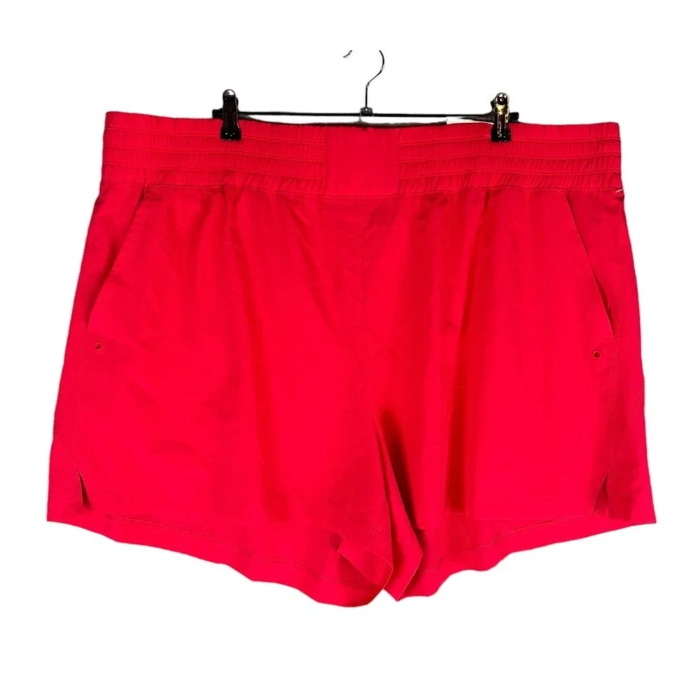 New Old Navy Womans Sz 3X Active High Rise StretchTech Shorts Pink‎ NWT
